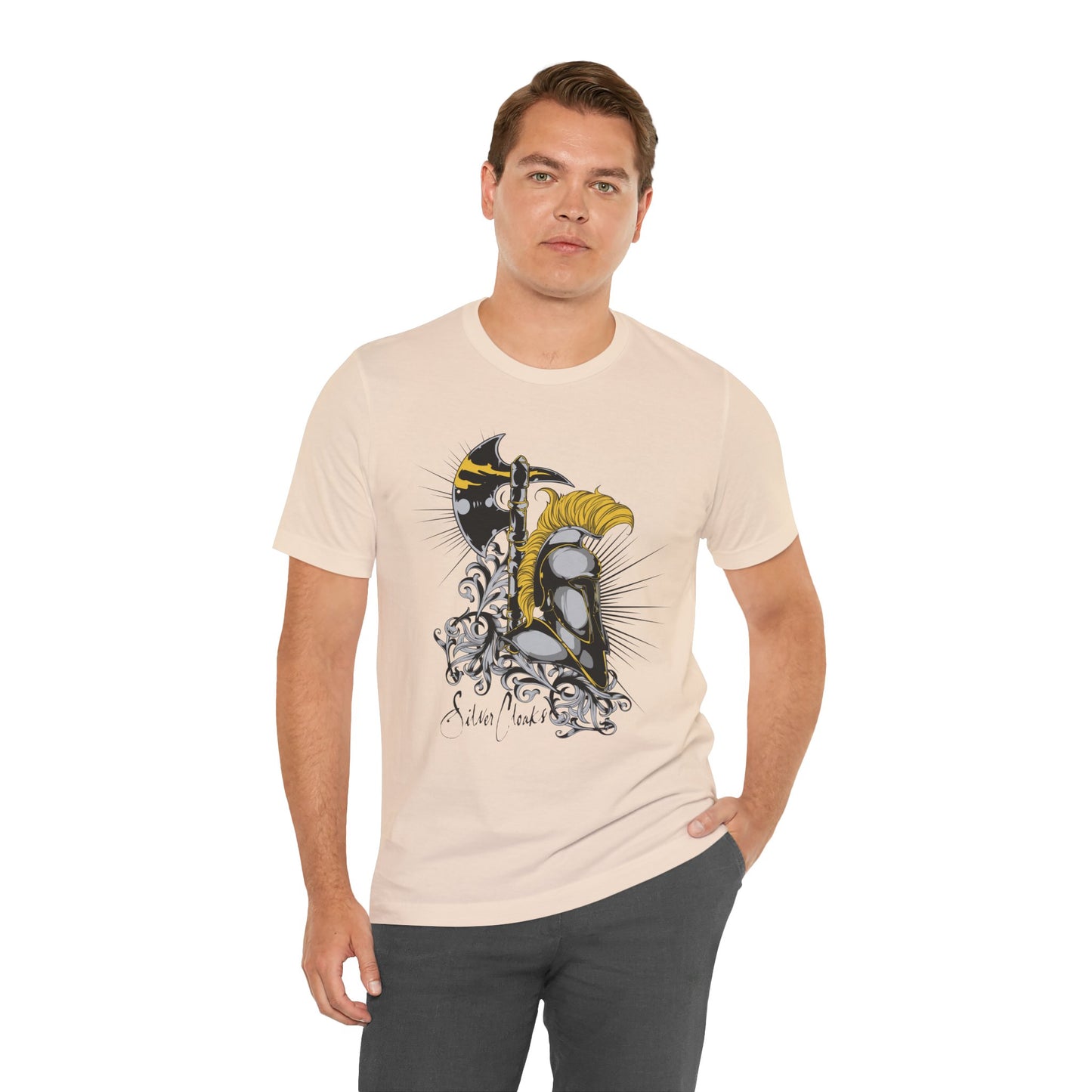 Stylish Armor Graphic Tee, Artistic Tee, Graphic T-Shirt, Artistic Vintage T-Shirt, Vintage Shirt