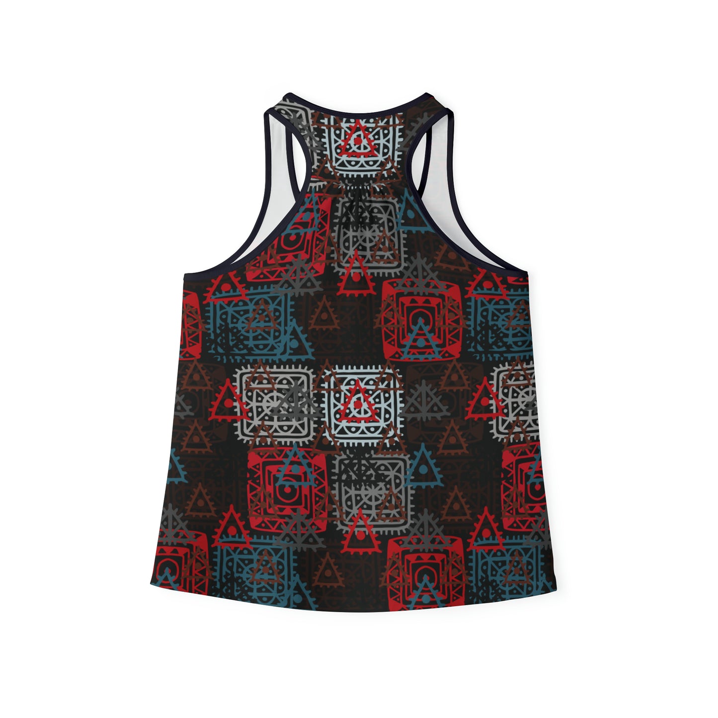 Camiseta de tirantes de verano con estampados abstractos