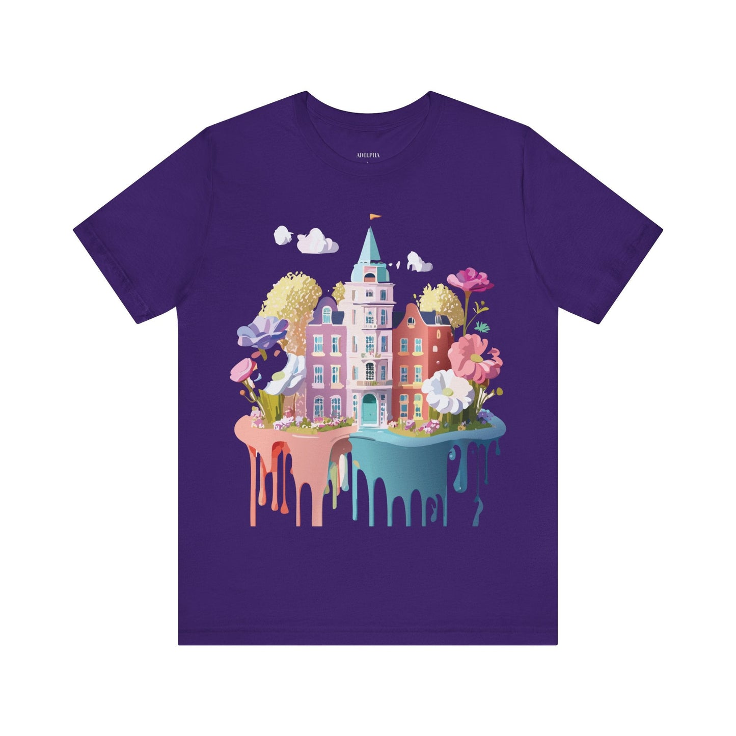 Amsterdam Tourist Shirt Unisex Graphic Tee Vintage Inspired Artwork Art Design By Adelpha