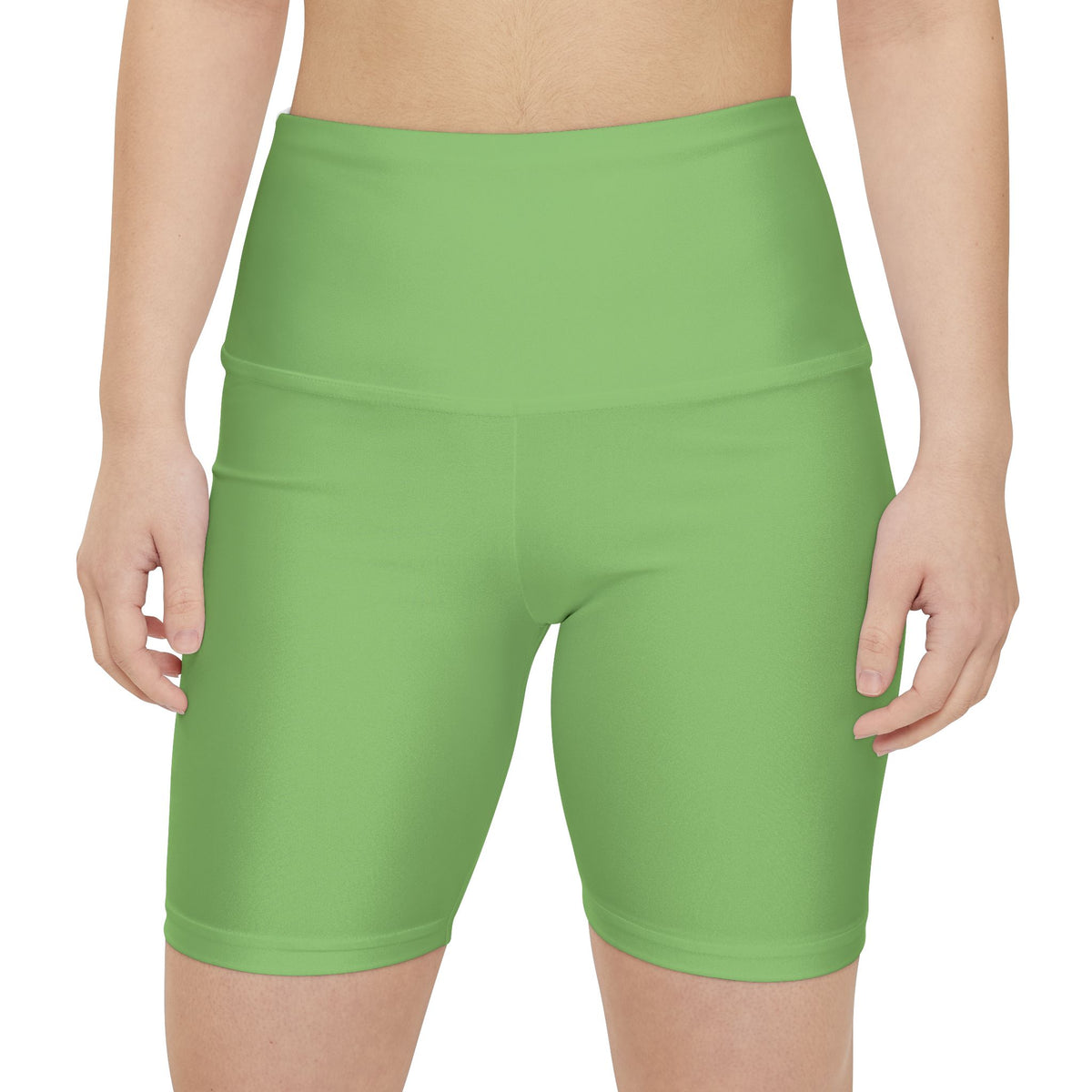 Willow Green Workout Yoga Biker Shorts