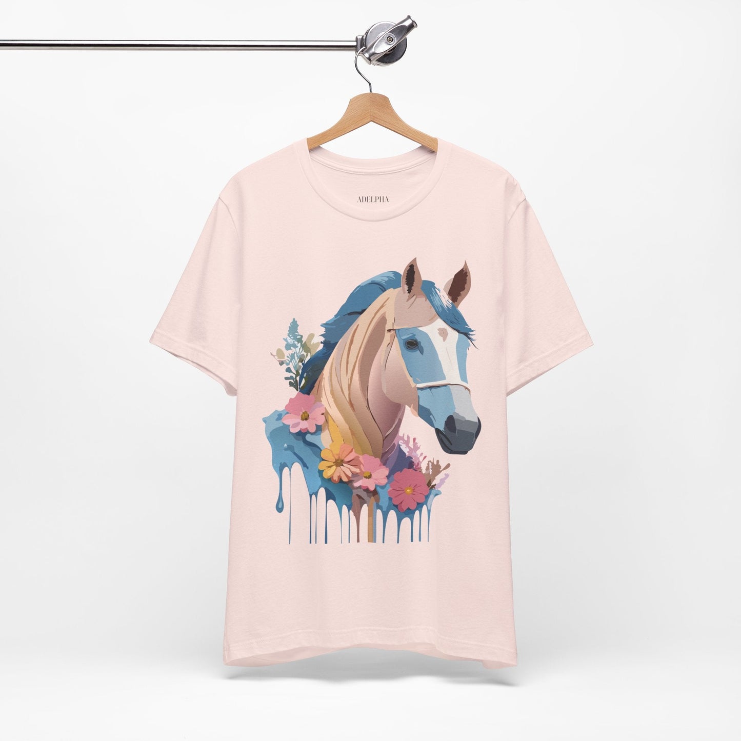 Horse Graphic Unisex 100 Cotton Vintage Animal Art T-Shirt 13