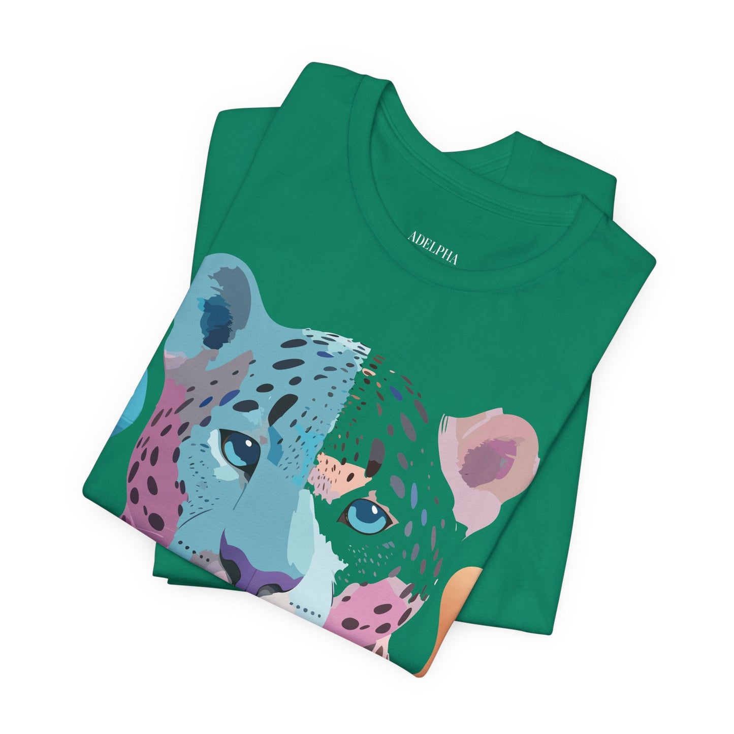 Cheetah Graphic Unisex 100 Cotton Artwork Tee 7