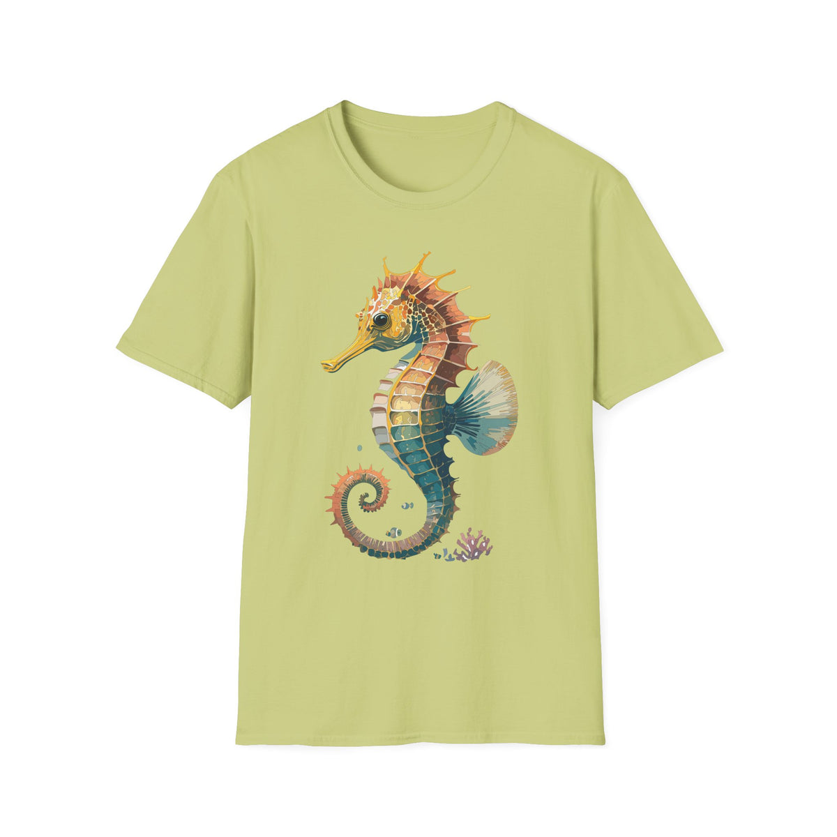 Watercolor Seahorse T-Shirt | Ocean Marine Life Tee