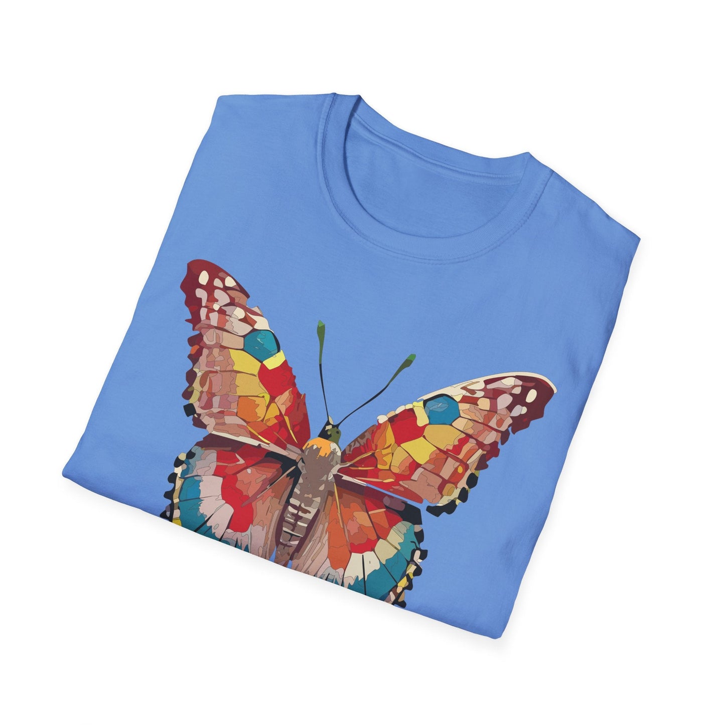 Butterfly Shirt Unisex Monarch Tee Softstyle 100 Percent Ring Spun Cotton Quality Gildan 64000