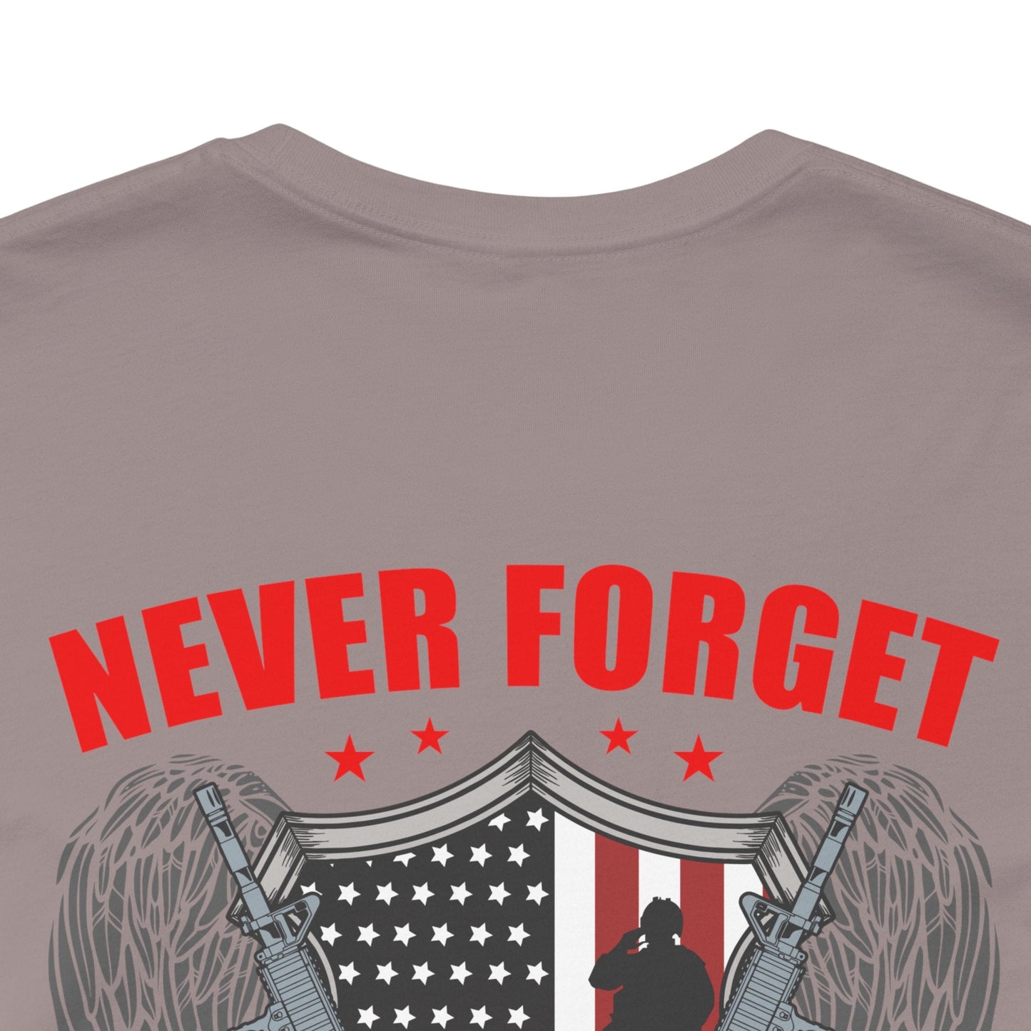 Army Veteran Patriotic Graphic Design Unisex Cotton T-Shirt v39