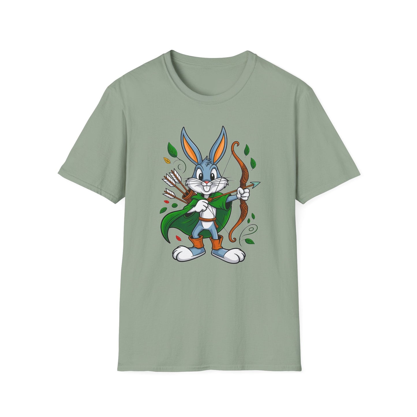 Bugs Bunny T Shirt Unisex Gildan Softstyle 100 Percent Ring Spun Cotton Cartoon Shirt Graphic