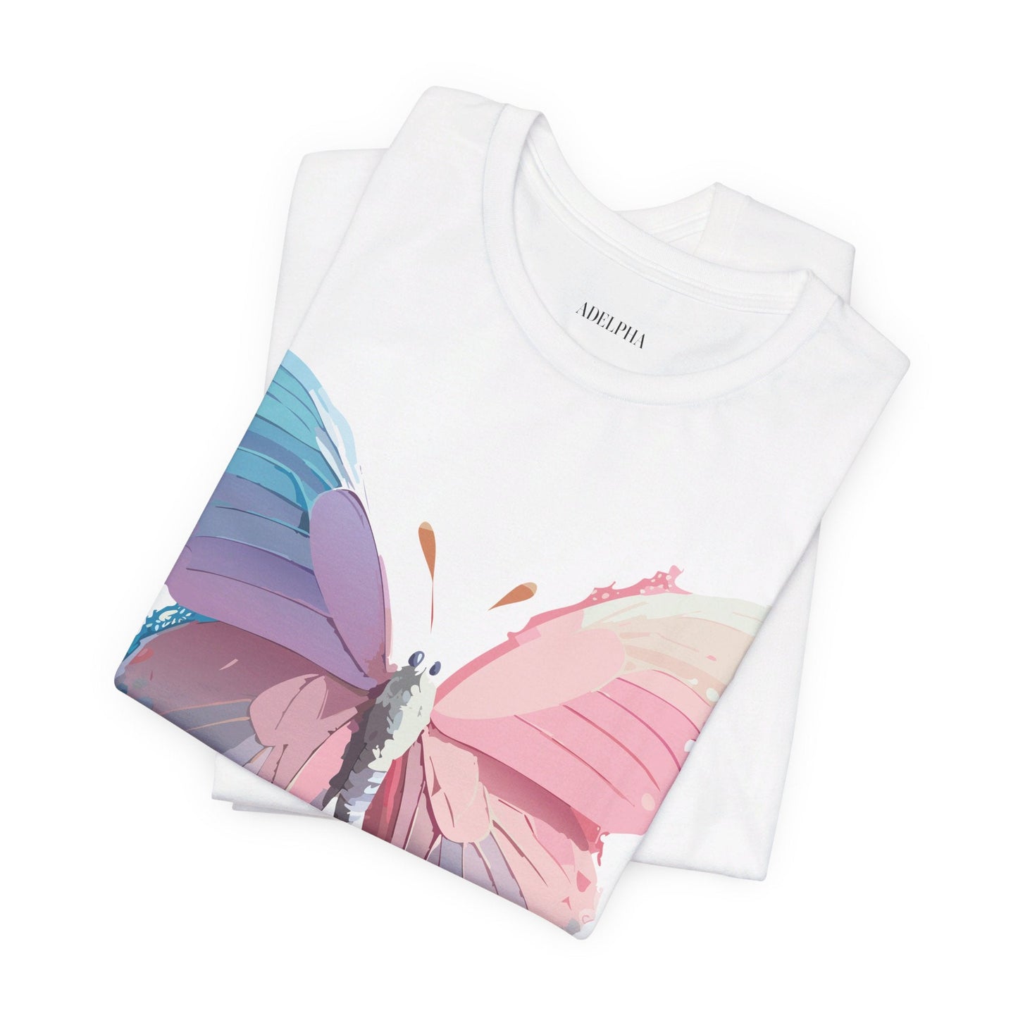 Butterfly Graphic Tee Unisex Vintage Inspired Art Design Adelpha