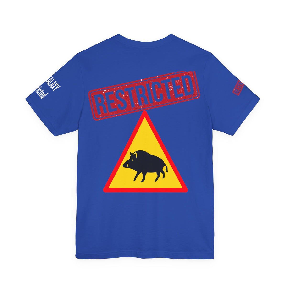 Art Red Stamp Graphic Unisex Cotton Bella+Canvas Tee with Art Design b94
