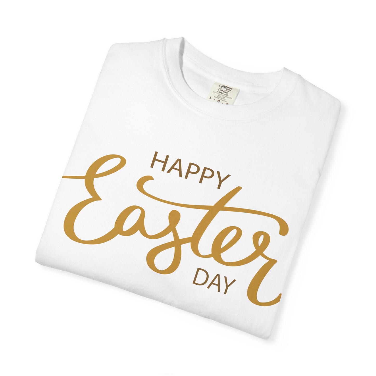 Happy Easter Day T-Shirt, Tee Shirt with Easter Signature, T Shirt with Easter Prints, Tee Shirt with Easter Design