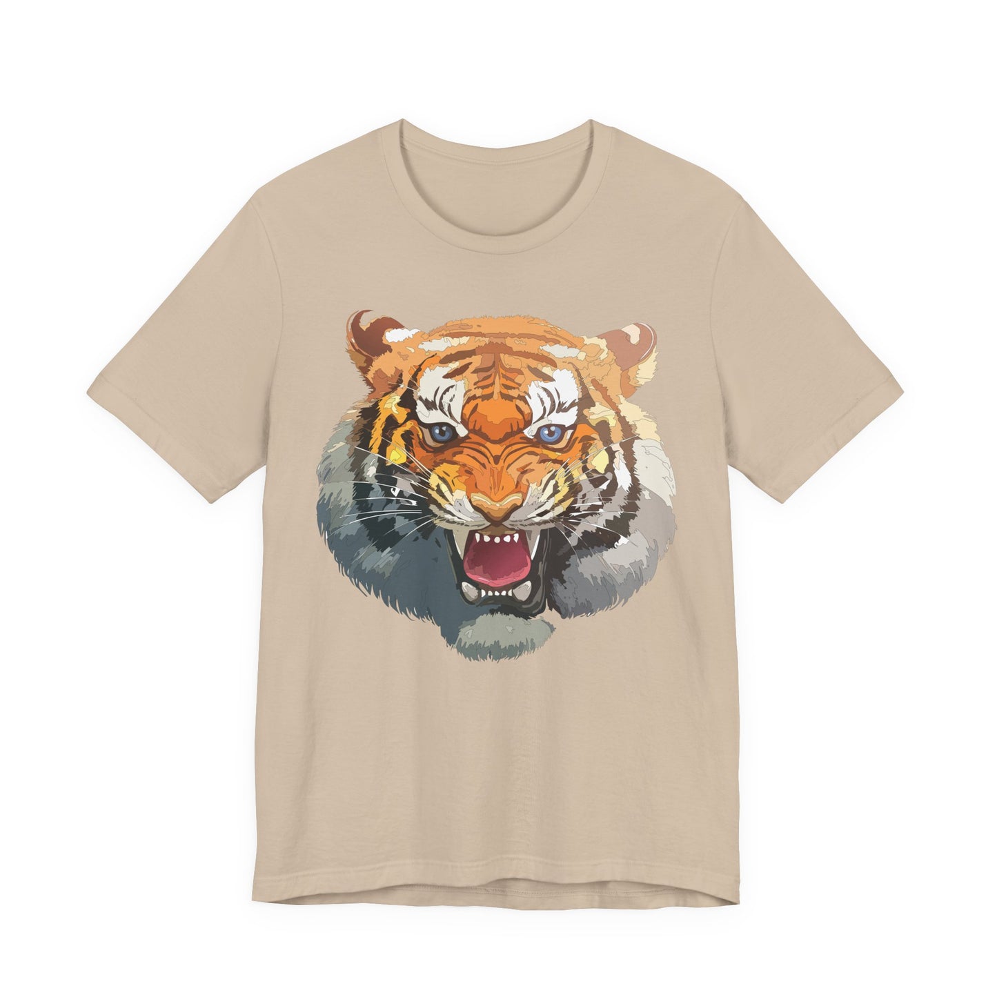 Tiger Shirt, Animal Shirt, T-Shirt with Tiger, Art Design Tee, Animal Tees, Safari T-Shirt, Graphic Design Tee 14