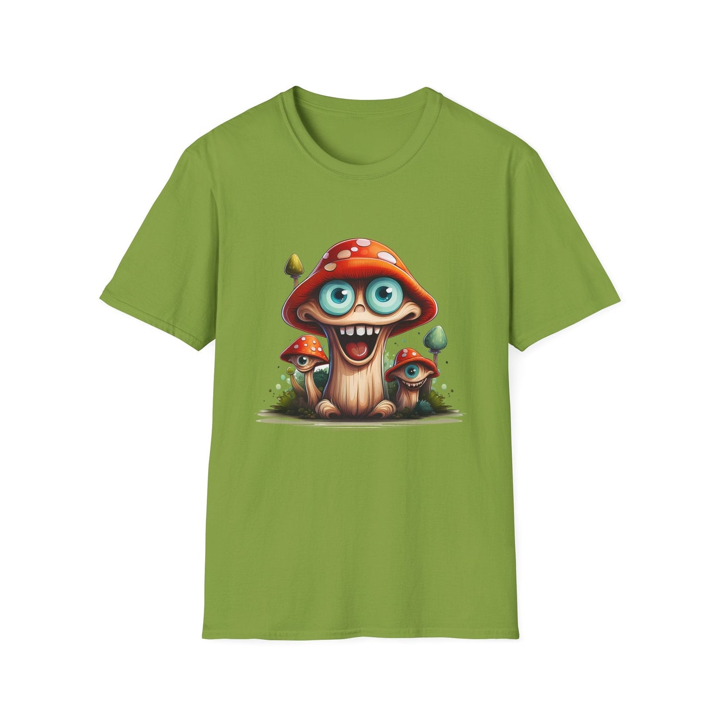 Mashroom Tee Shirt Unisex Funny Mushroom Design Softstyle Tee One Hundred Percent Ring Spun Cotton