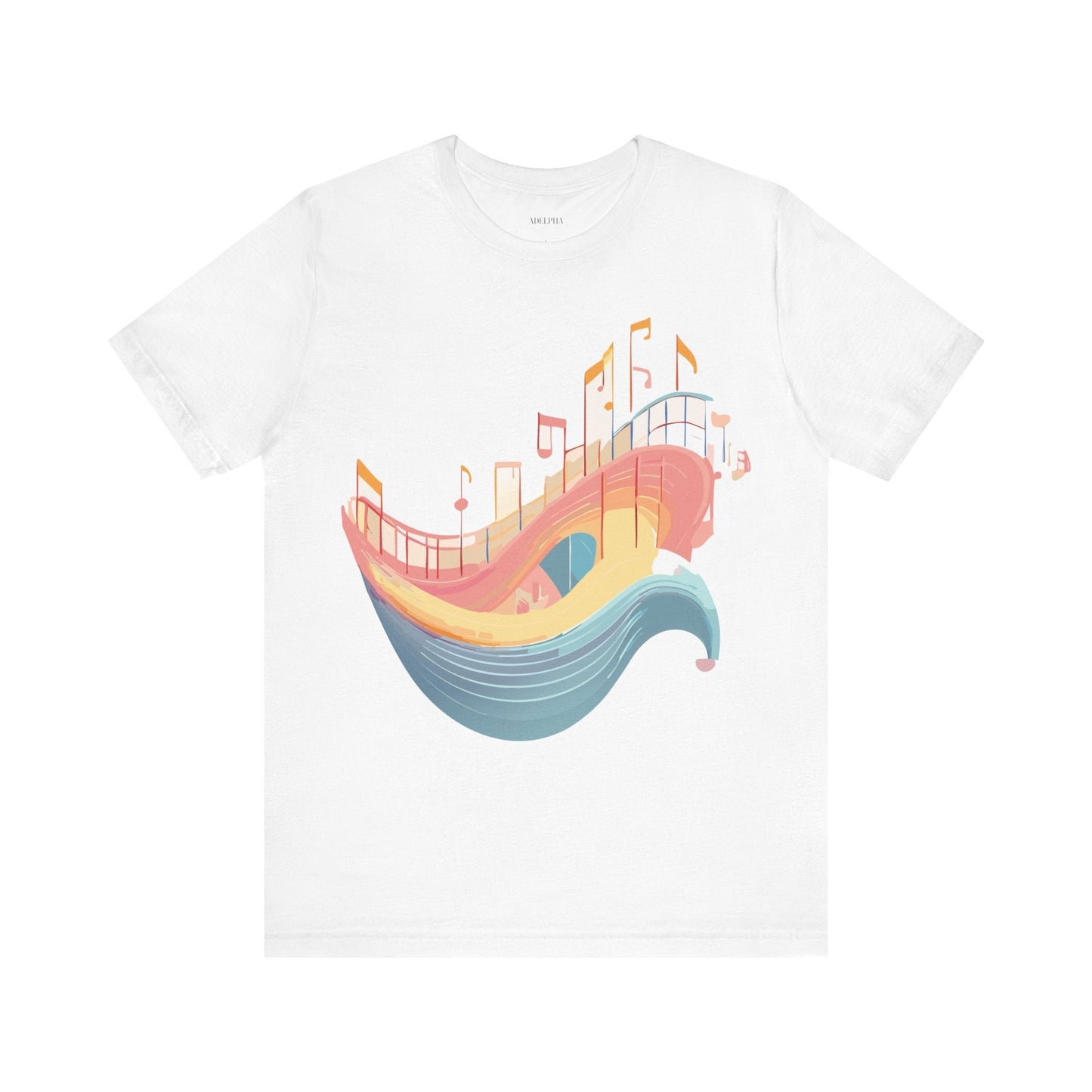 Adelpha Music T Shirt Unisex Graphic Tee Vintage Art Design Jersey Short Sleeve Premium