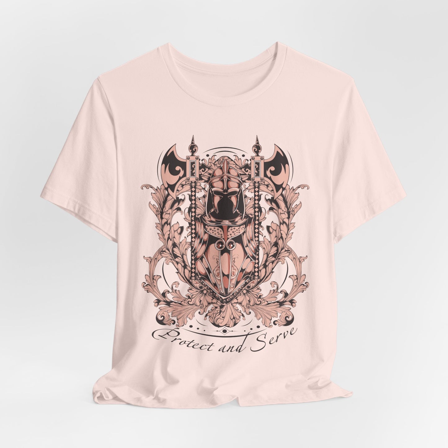 Protect and Serve Graphic Tee, Artistic Tee, Graphic T-Shirt, Artistic T-Shirt, Vintage Shirt, Gifts for Police Officers