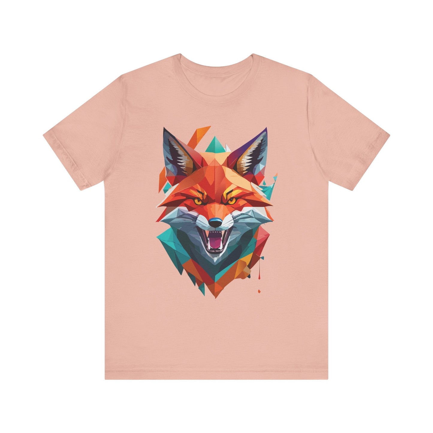 Unisex Animal Print Tee Shirt With Wild Animals Art Design For Men Women Soft Cotton