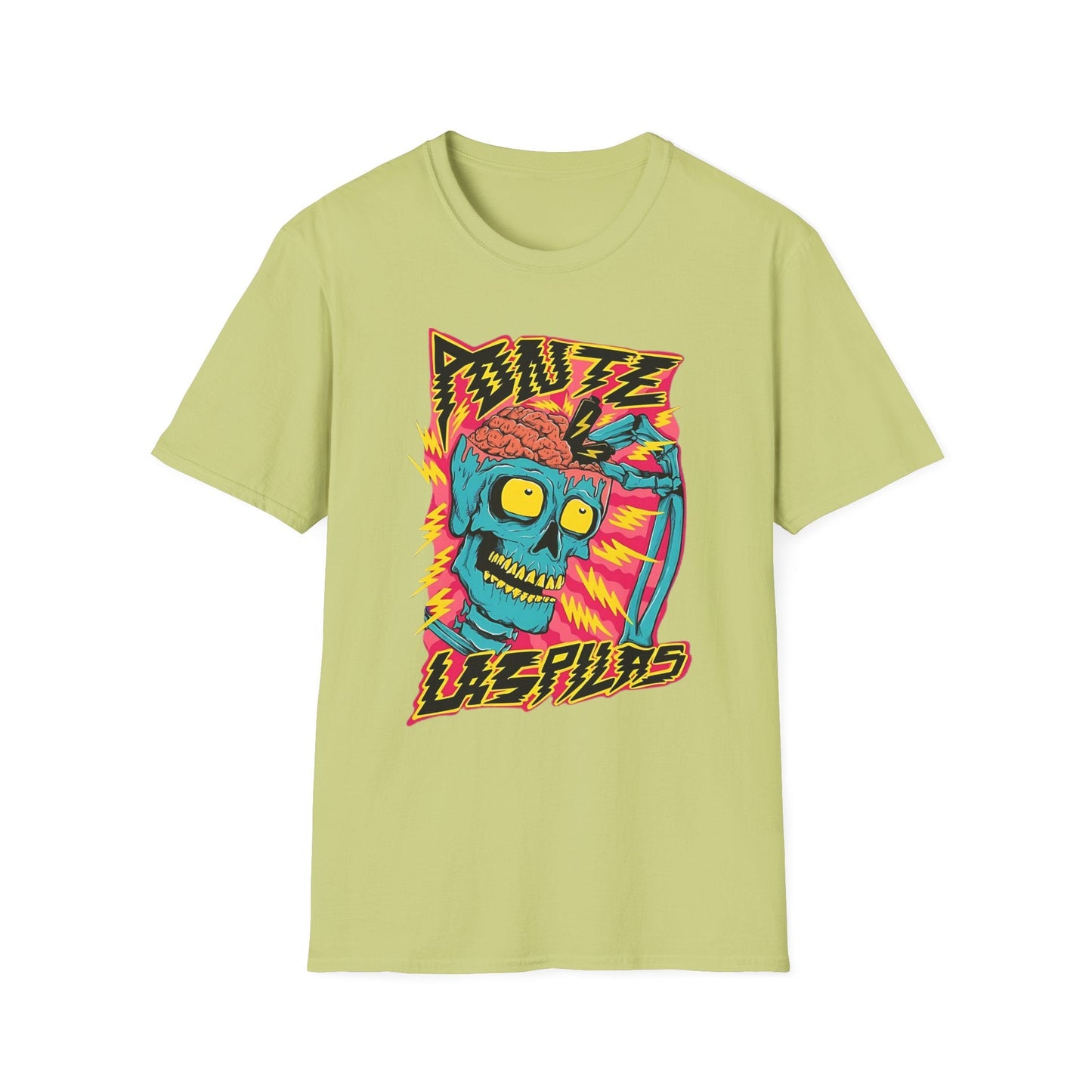 Skull Tee Shirt Unisex Skeleton Shirt Gildan Softstyle 64000 100 Percent Ring Spun Cotton