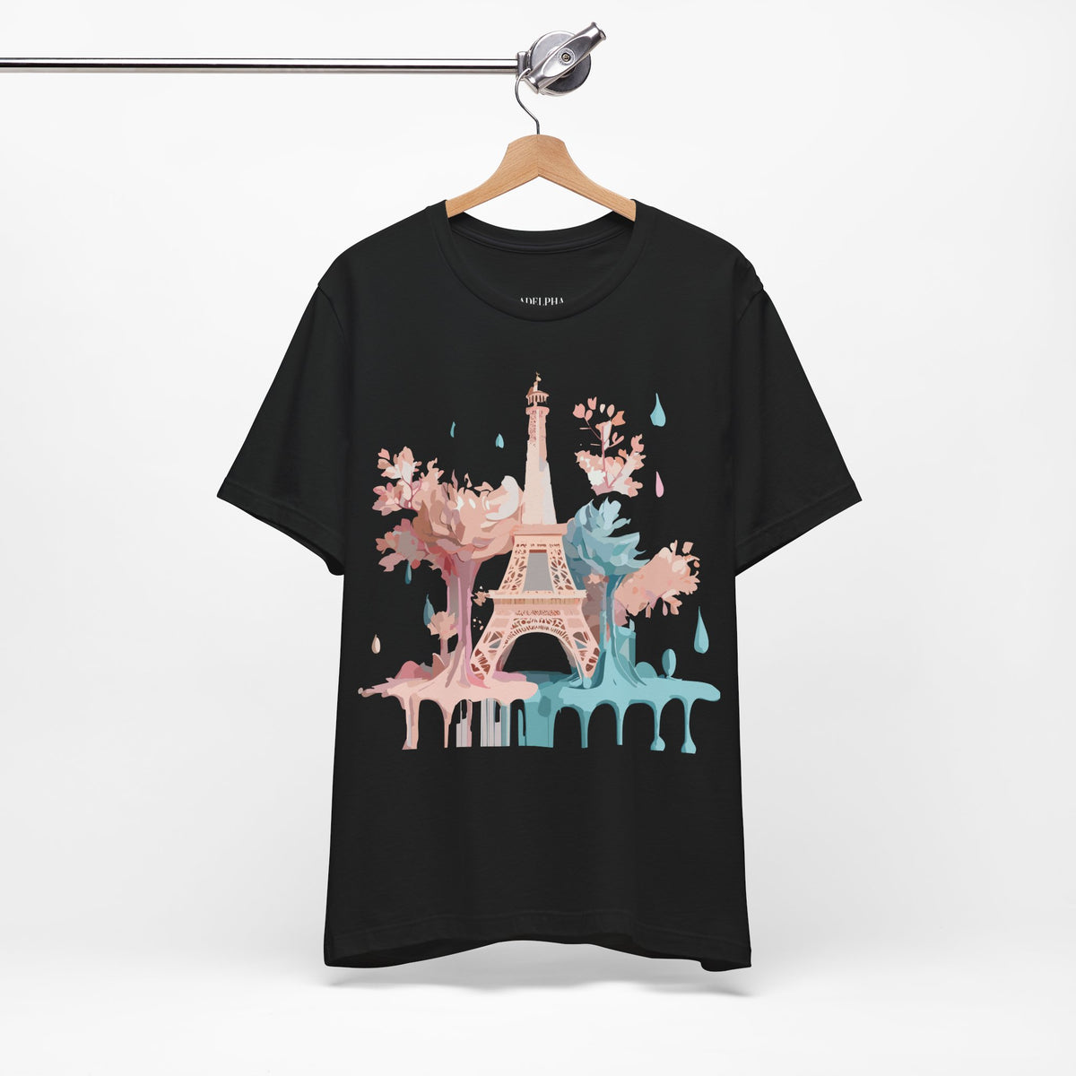 Paris Travel Tourist Graphic Design Unisex Bella+Canvas Cotton T-Shirt e320