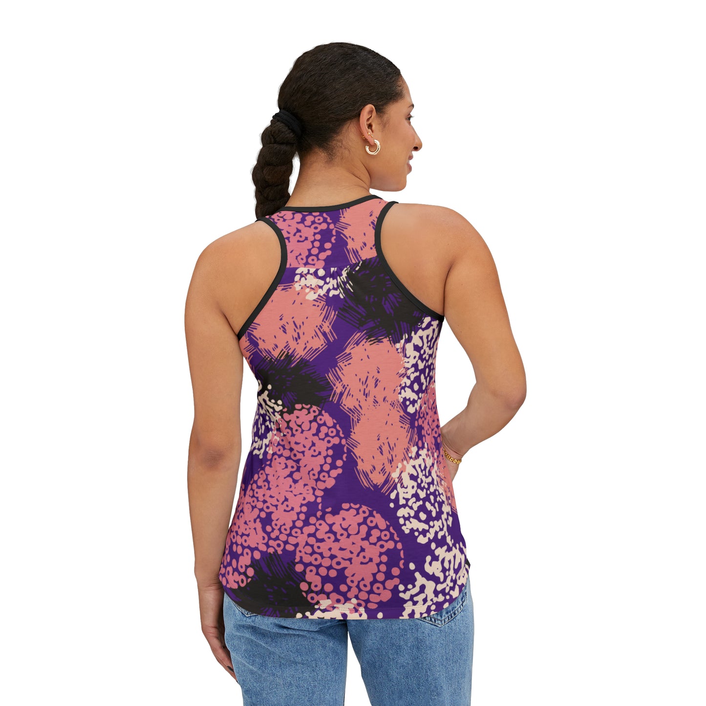 Summer Tank Top with Abstract prints