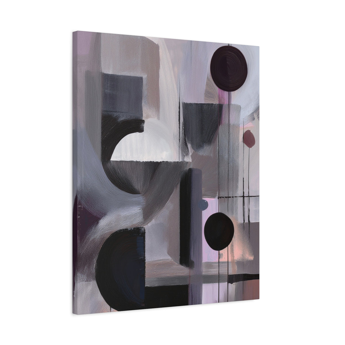 Abstract Geometric Painting Print Canvas 20x24,20x30,24x30 24x32,24x36,30x40 32x48,36x48,40x60 Pine-Wood Inner Frame ABS-46