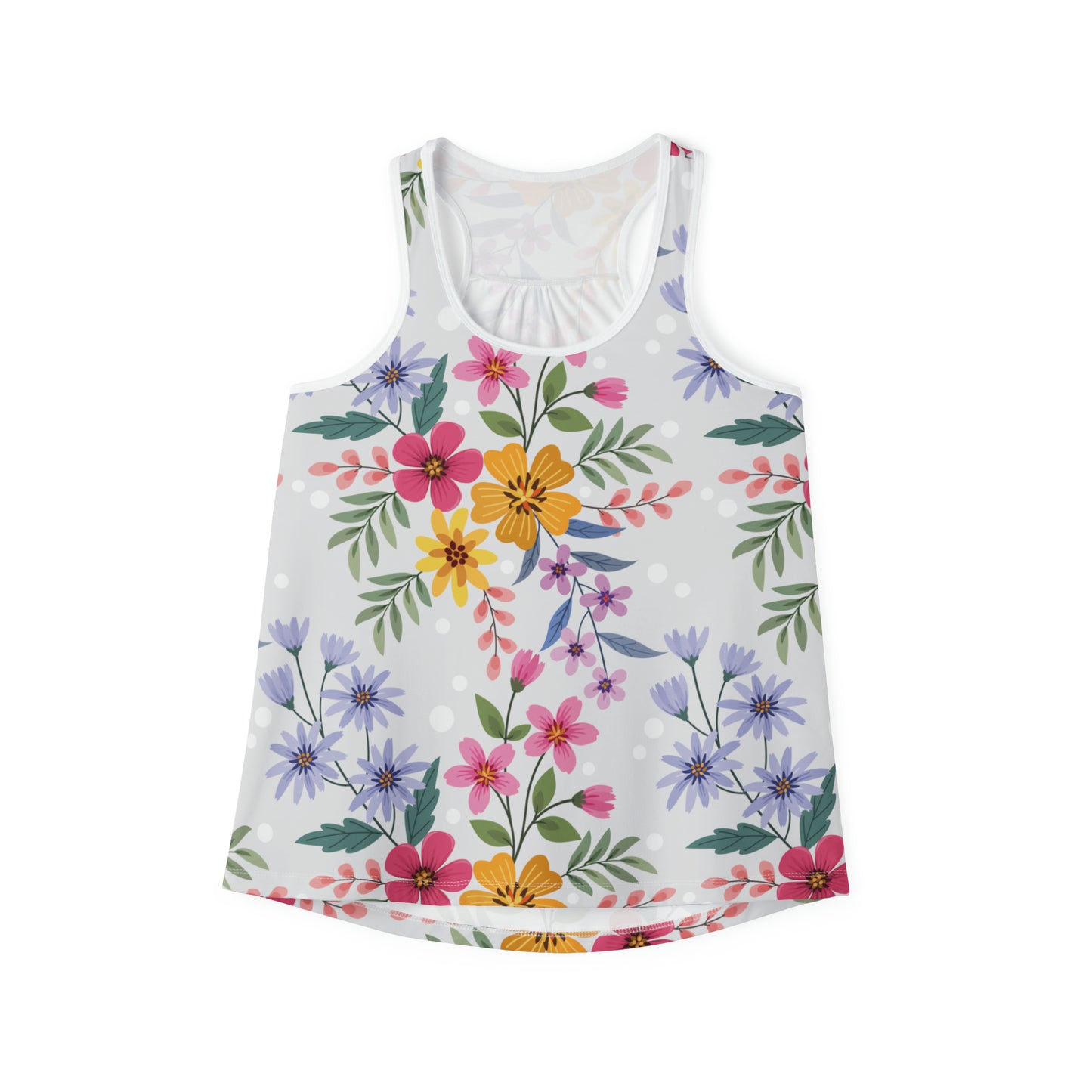 Summer Tank Top with floral prints