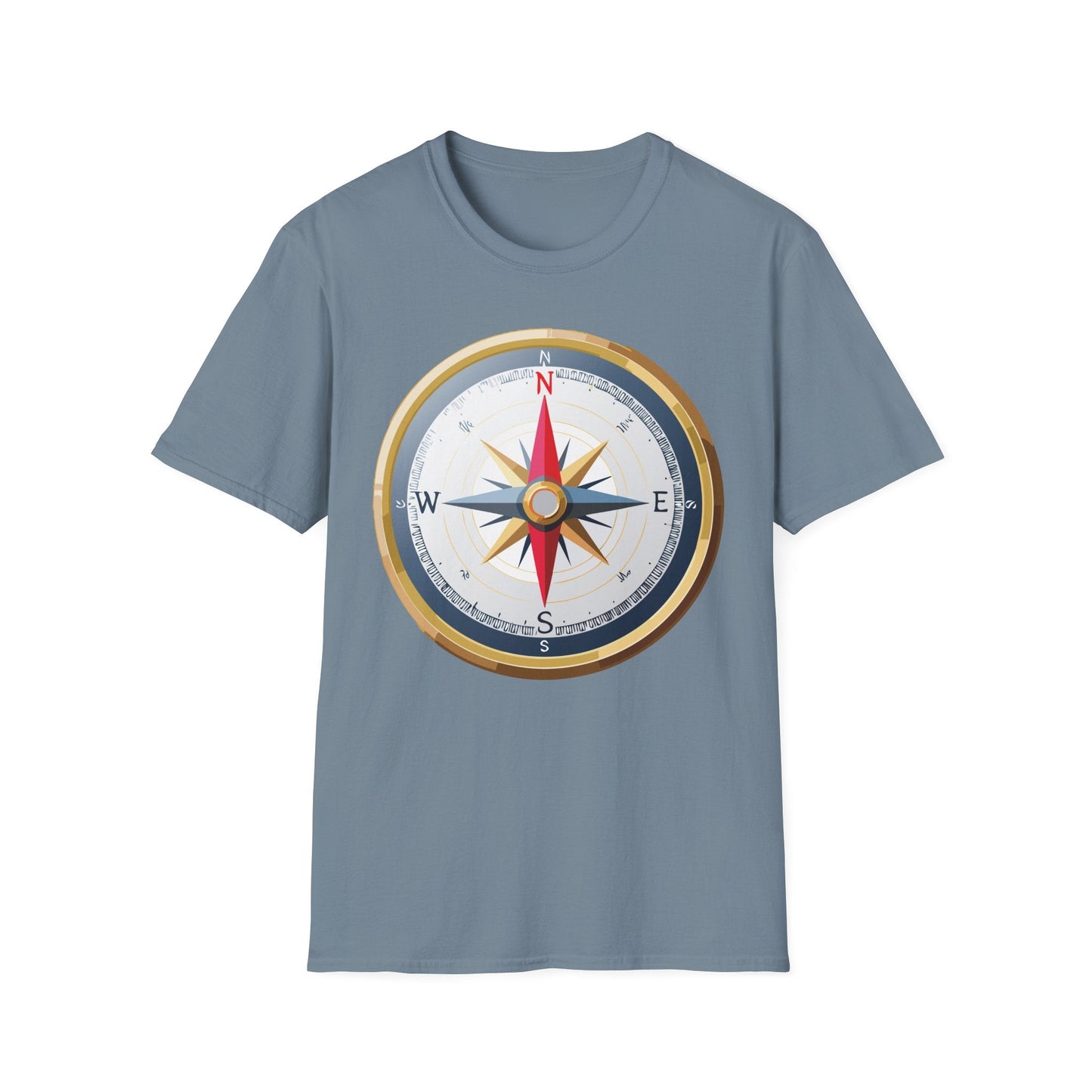 Compass Navigator Graphic Tee Unisex 100 Cotton 22