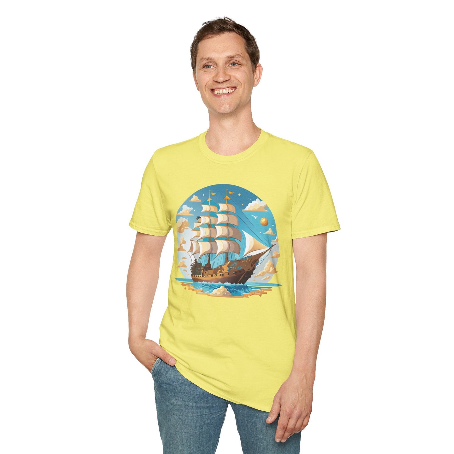 Unisex Softstyle Short Sleeve Tee Shirt Gildan 64000 100 Percent Ring Spun Cotton Comfort
