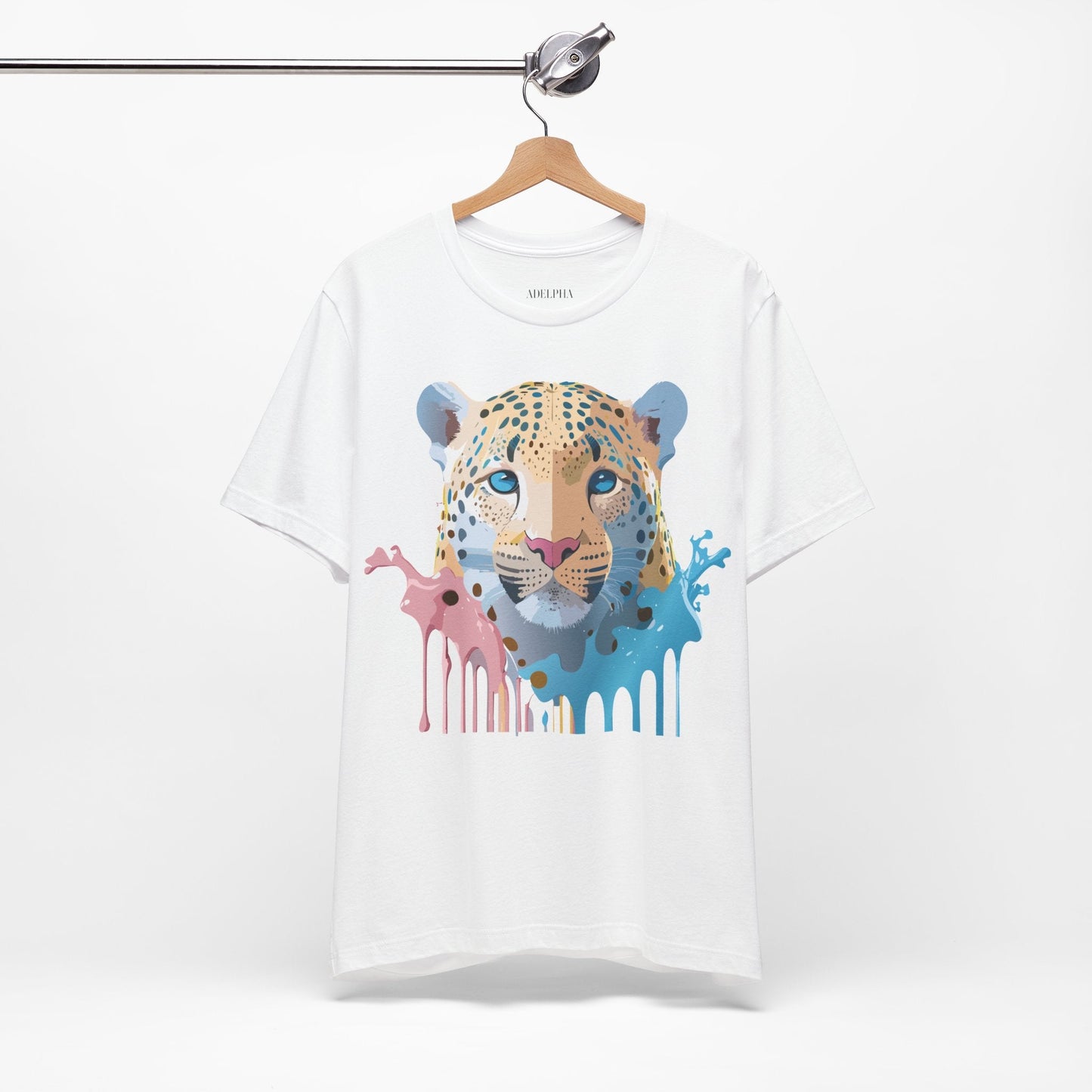 Adelpha Cheetah Graphic T Shirt Unisex Jersey Short Sleeve Vintage Art Tee