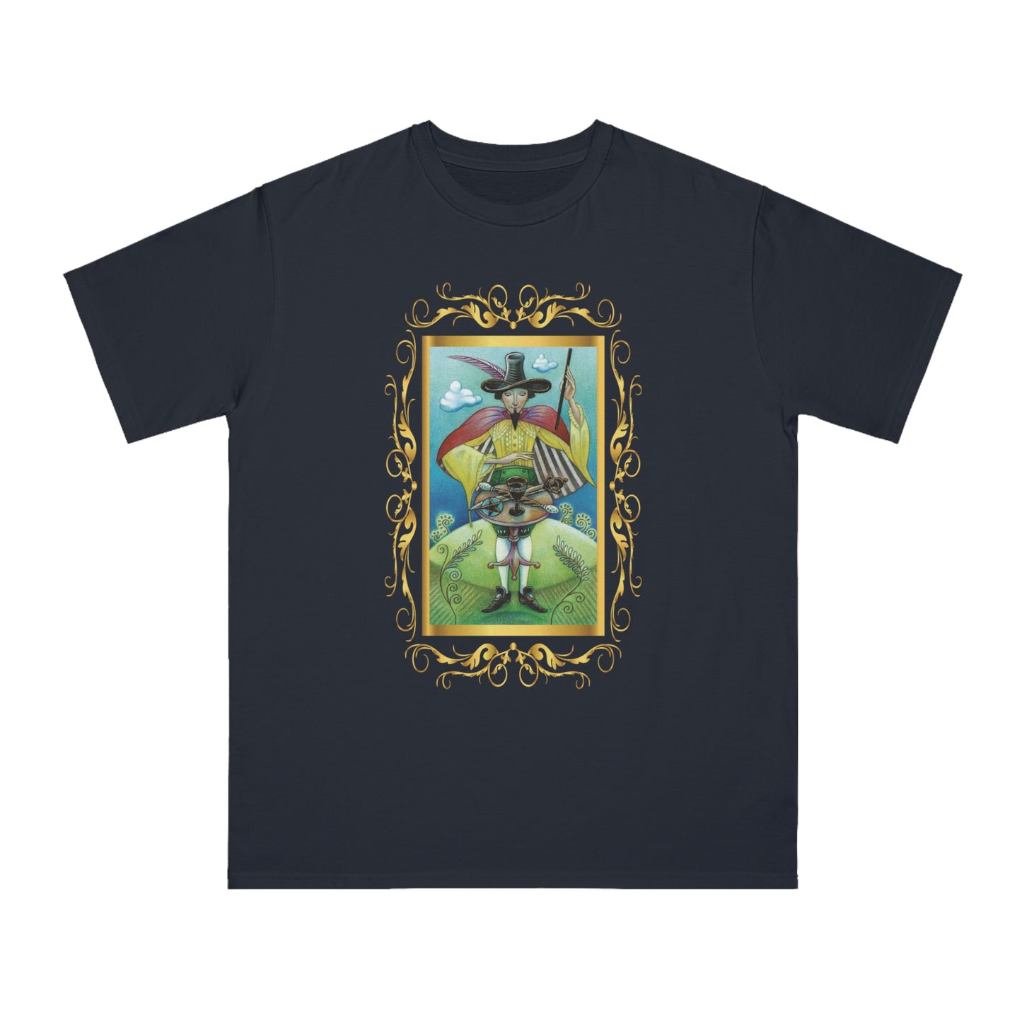 T-Shirt aus Bio-Baumwolle, Unisex, mit Tarotkarten