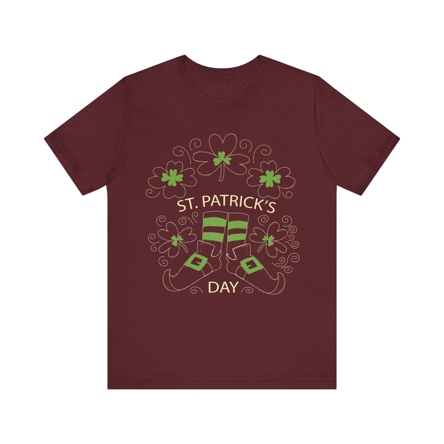 Unisex Cotton Tee Shirt with Lucky Prints