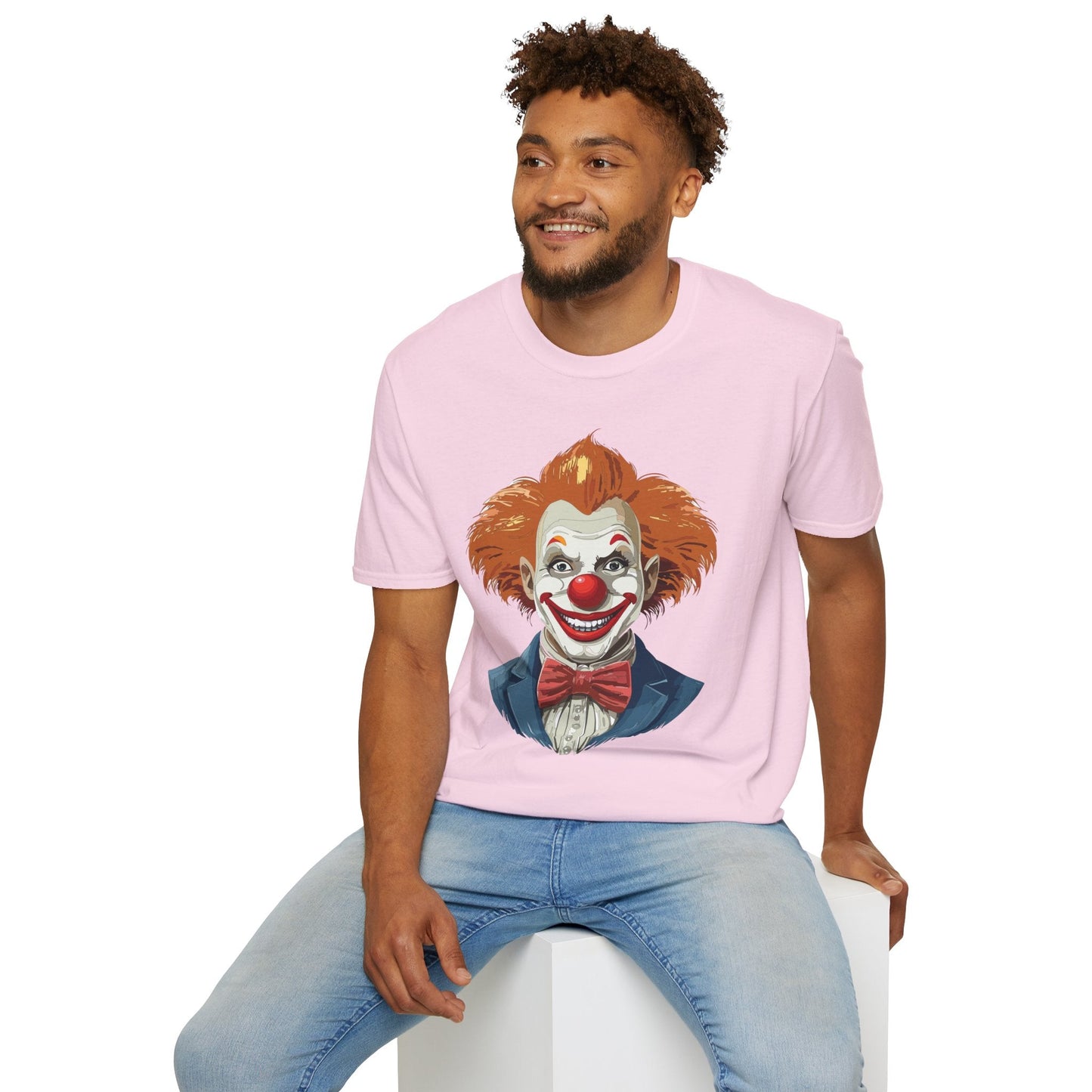 Clown Shirt Unisex Funny Man Circus Tee Softstyle Gildan 64000 Short Sleeve Shirt Premium