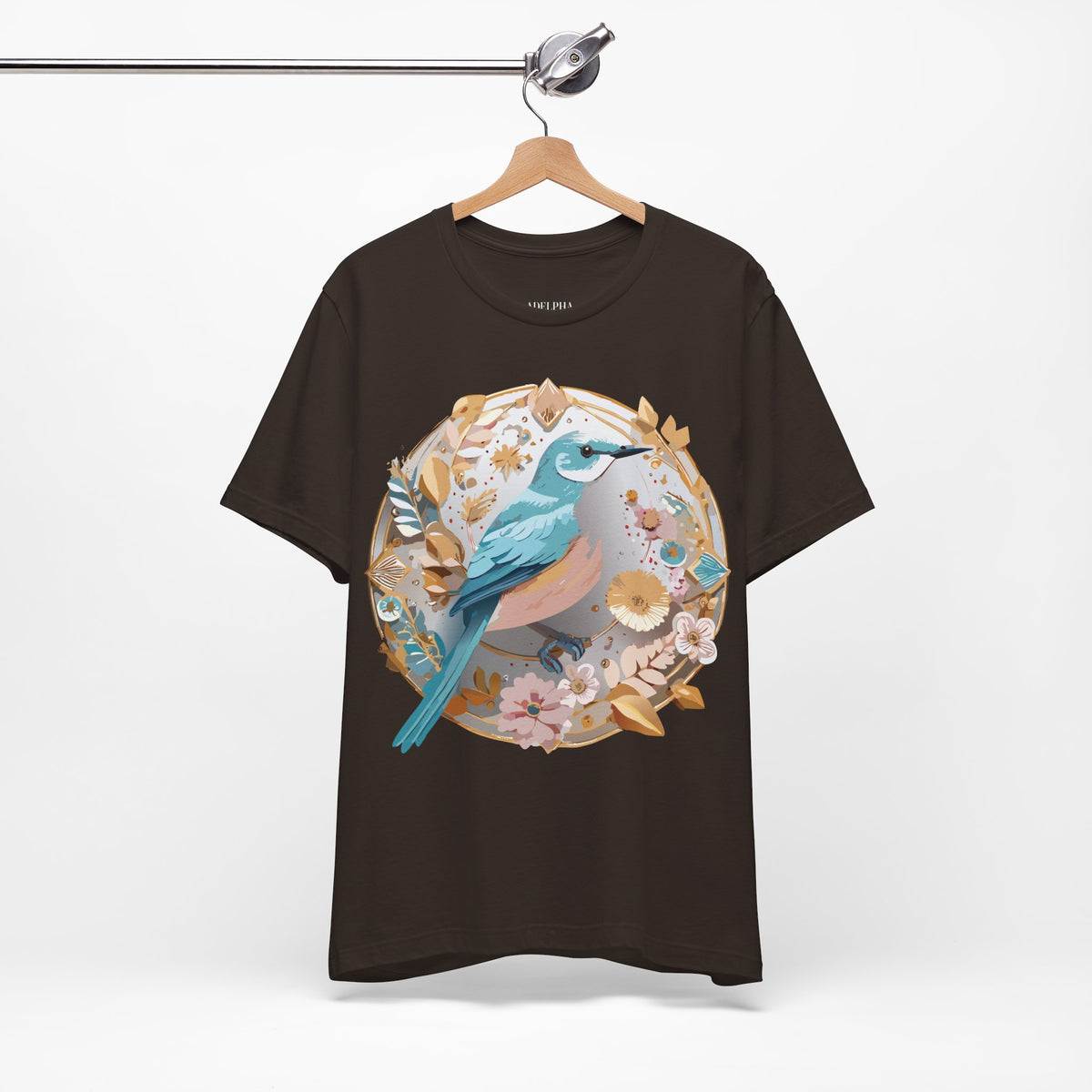 Medallion Graphic Unisex Cotton Bella+Canvas Tee with Art Design d84