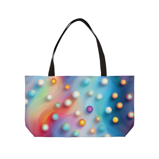 Abstract Print Poly 24x13 Canvas Yoga Bag
