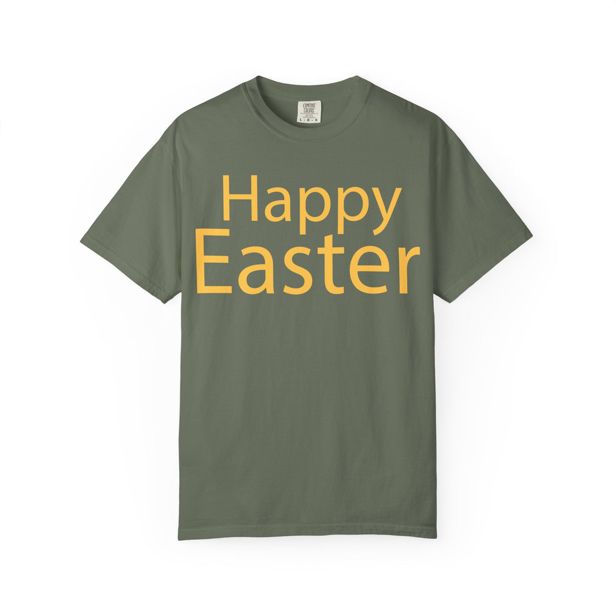 Happy Easter T-Shirt, Tee Shirt with Easter Signature, T Shirt with Easter Prints, Tee Shirt with Easter Design