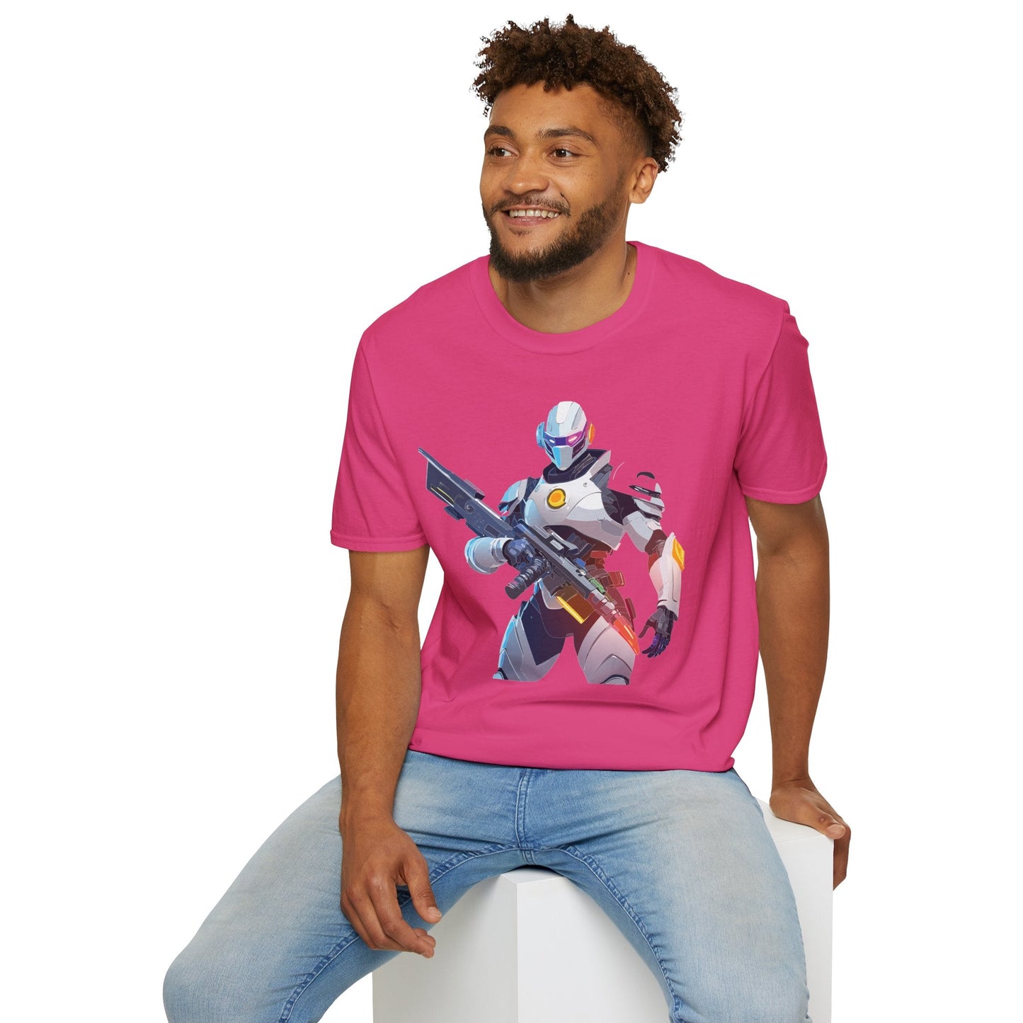 Robocop Graphic Unisex Cotton With Cyber Man Artwork Tee 5