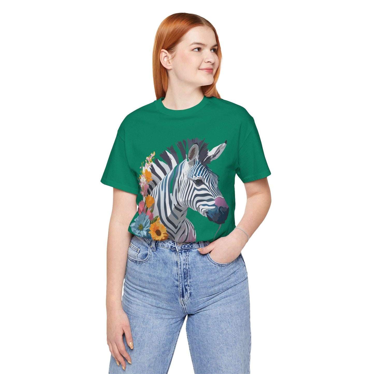 Adelpha Zebra Graphic T Shirt Unisex Vintage Inspired Art Short Sleeve Premium Soft Cotton