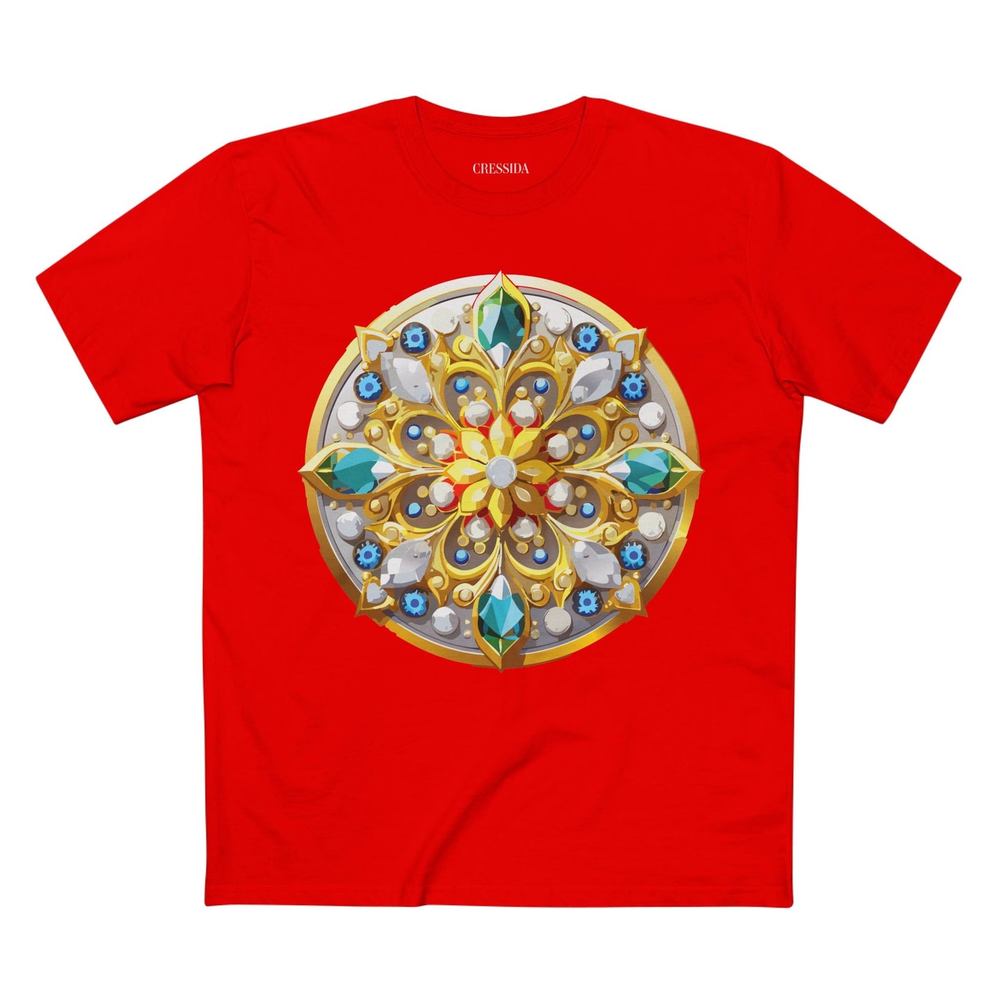 Medallion Graphic T-Shirt Unisex 100 Cotton With Gold Art Design Medal Tee 2
