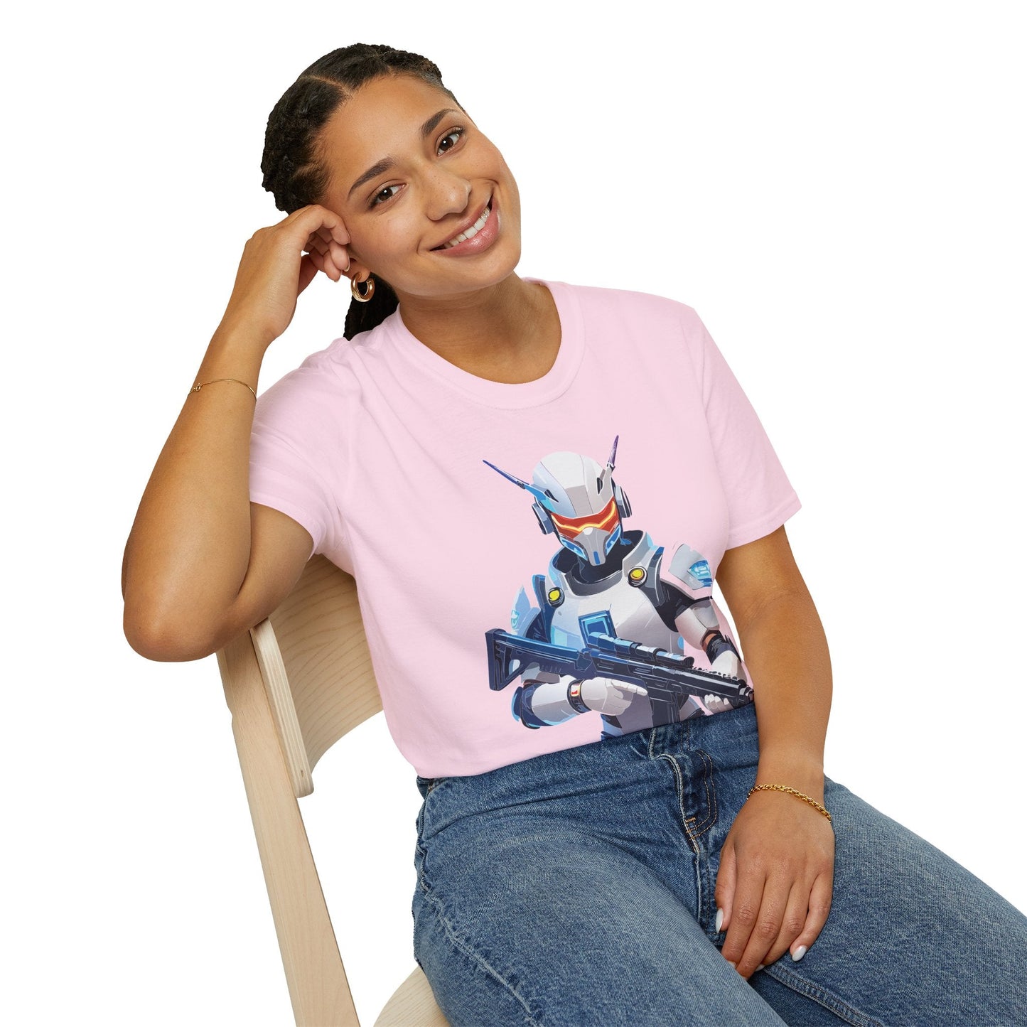 Robocop Shirt Unisex T Shirt With Robocop Artwork Gildan Softstyle 64000 Cotton Tee