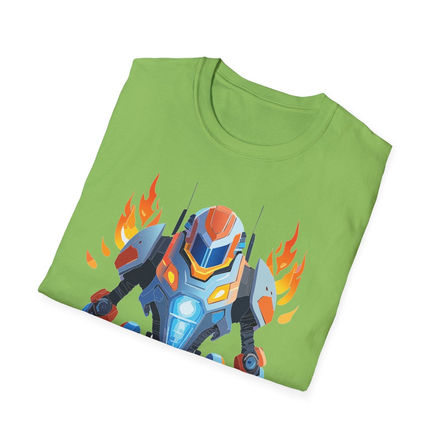 Cyborg Tee Unisex Robot Shirt Terminator Shirt Art Design Gildan Softstyle 64000 Cotton Tee