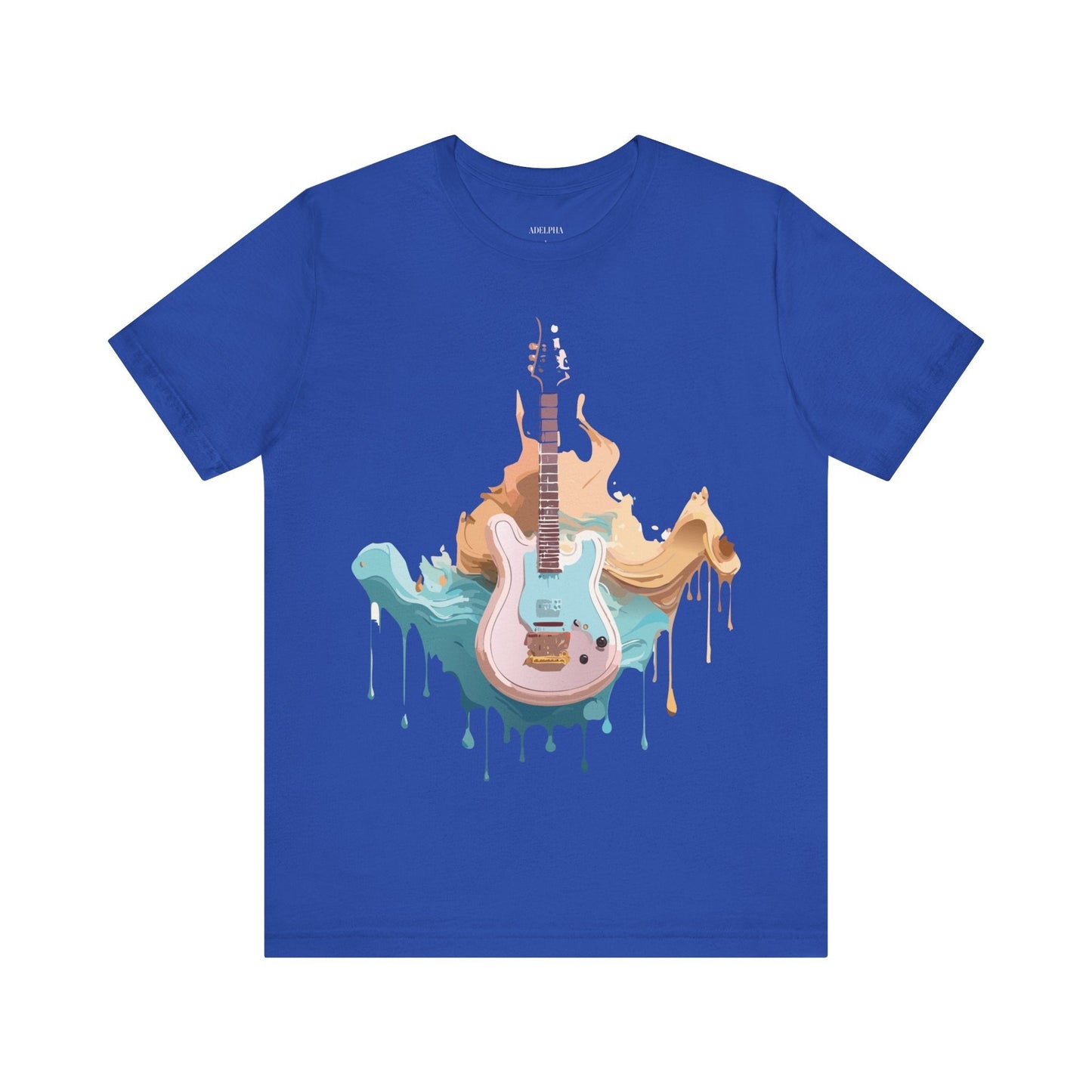 Music Graphic Unisex 100 Cotton Vintage Art with Musical Elements Tee 51