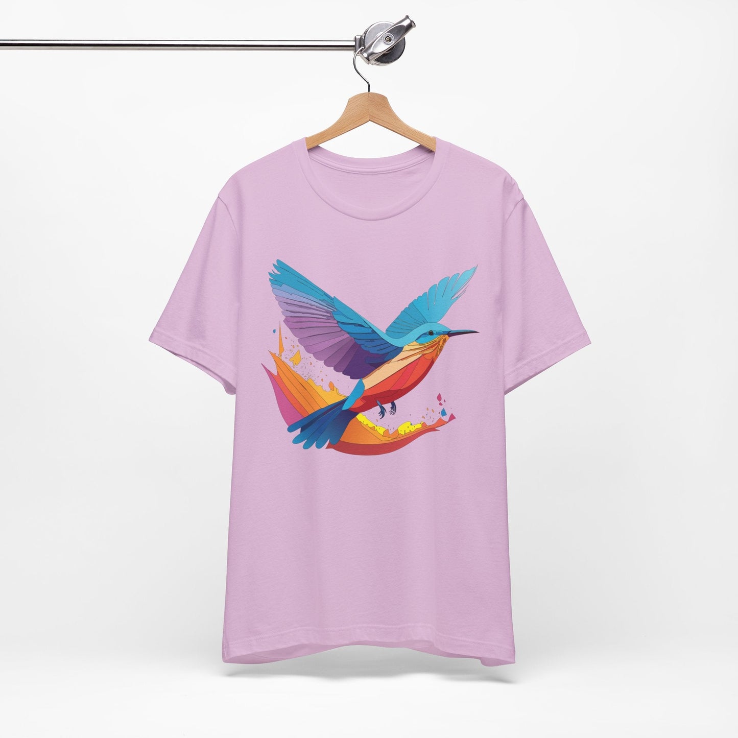 Unisex Animal Shirt Art Design Tee With Wild Animals Print Soft Comfortable Short Sleeve Tee