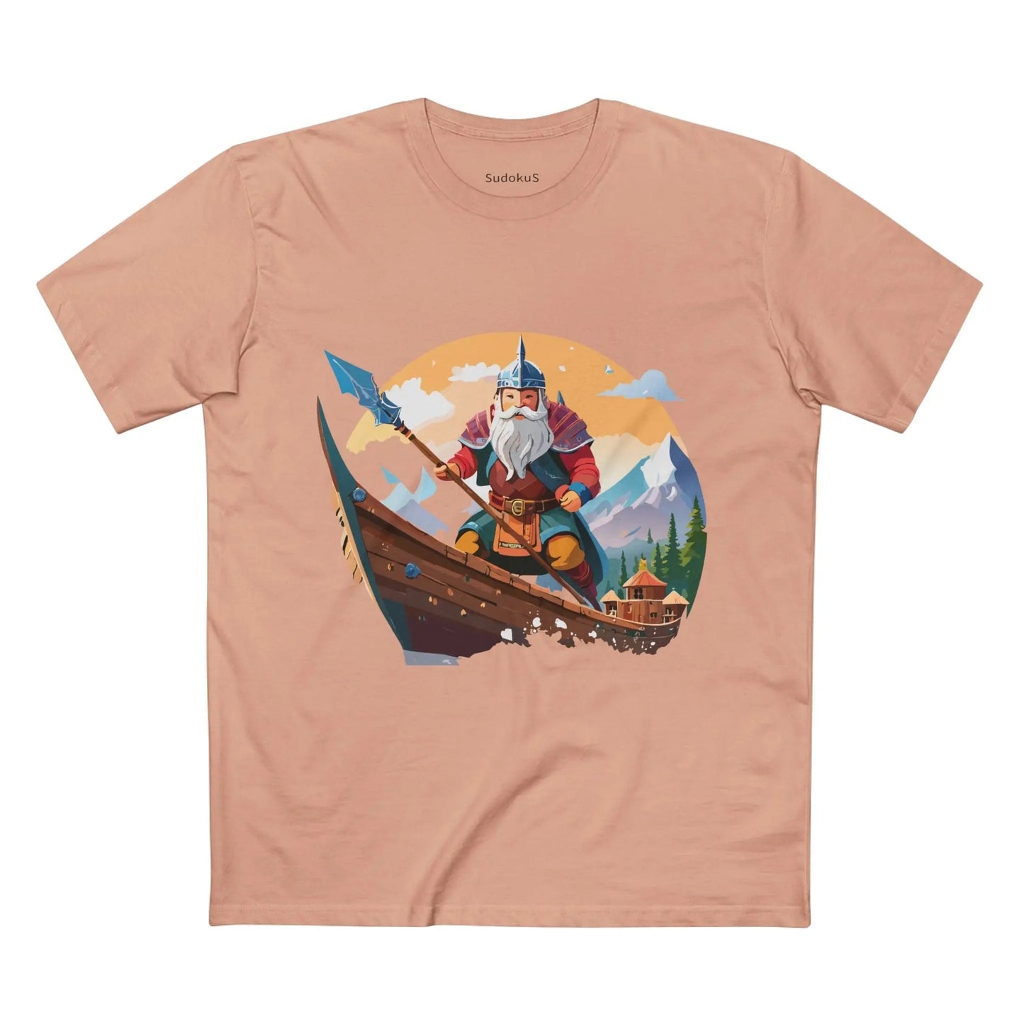 Viking Graphic Unisex 100 Cotton Staple Tee 33
