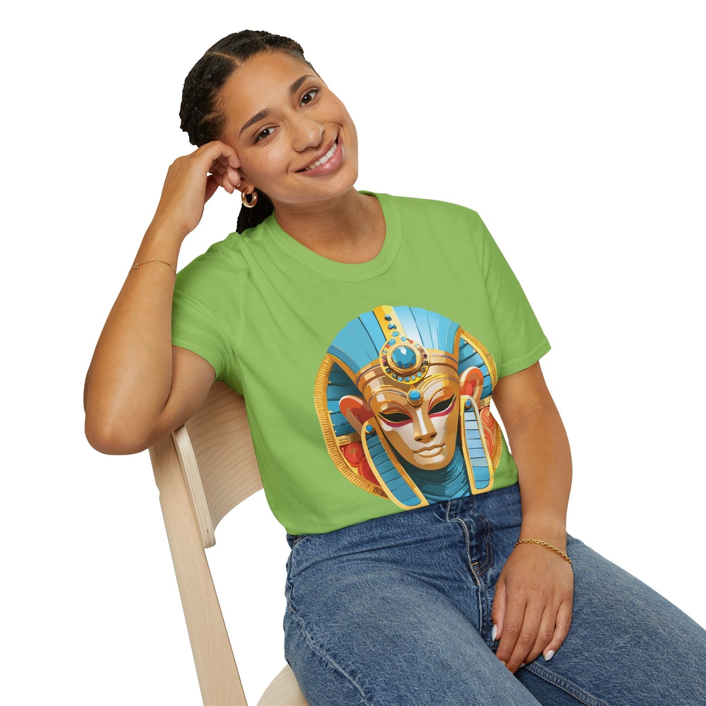 Mask Tee Shirt Unisex Softstyle Short Sleeve Art Design T Shirt 100 Percent Ring Spun Cotton