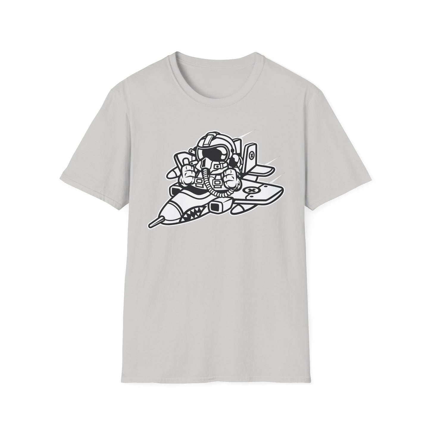 Unisex Cotton T-Shirt with Cartoon Graphic Design