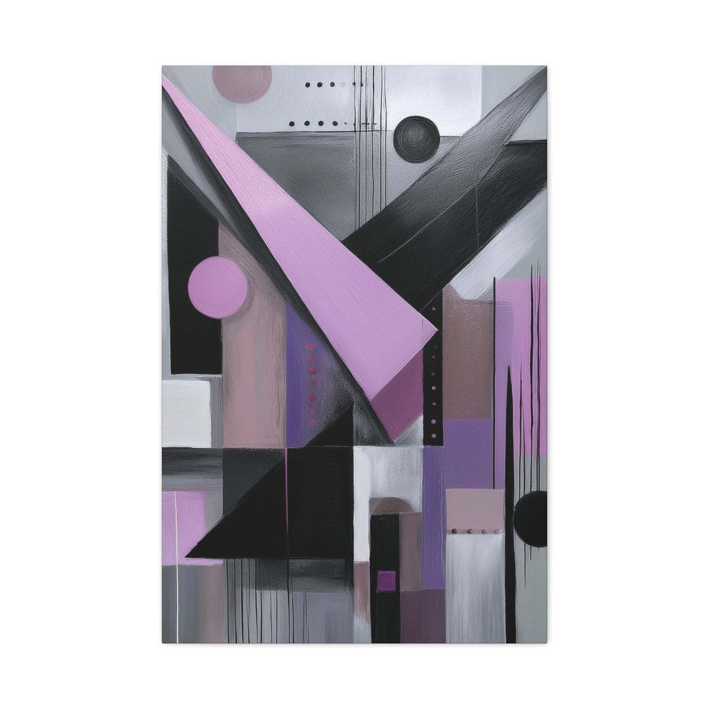 Abstract Geometric Painting Print Canvas 20x24,20x30,24x30 24x32,24x36,30x40 32x48,36x48,40x60 Pine-Wood Inner Frame ABS-43