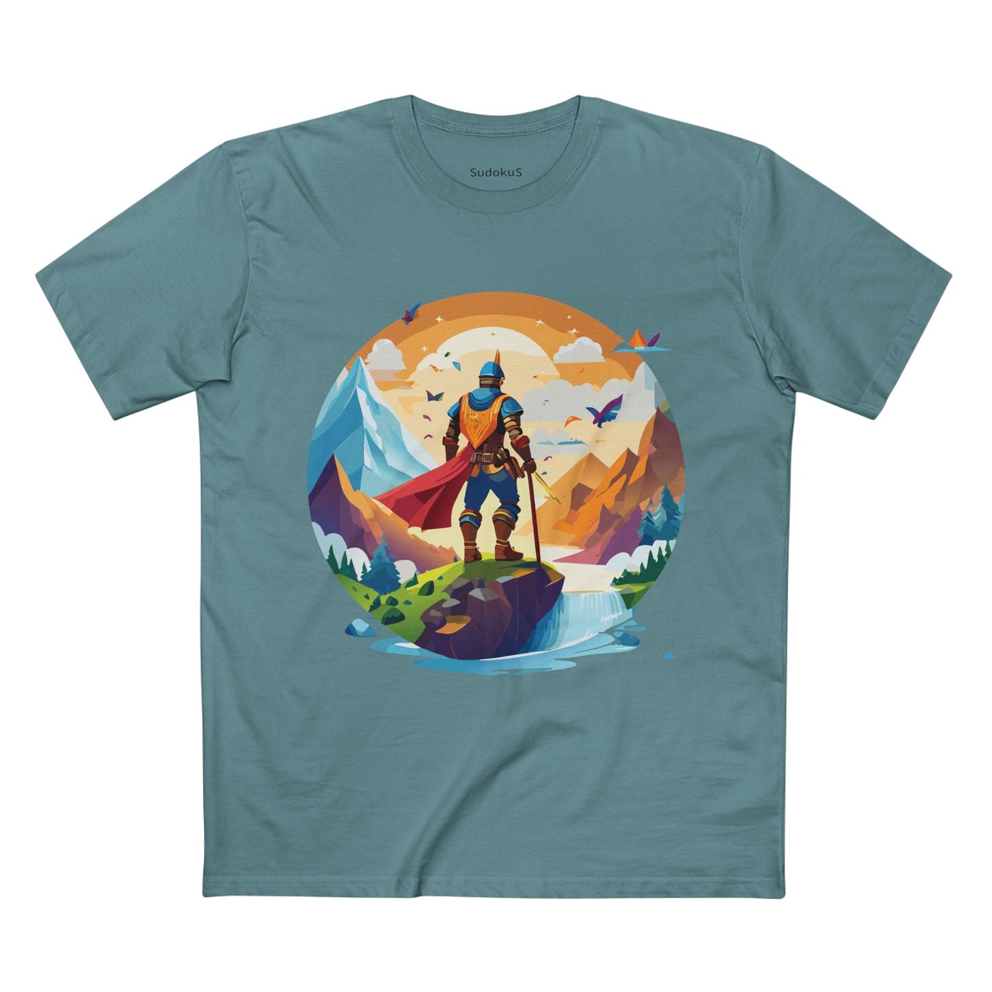 Adventures Graphic Unisex 100 Cotton Staple Tee 8