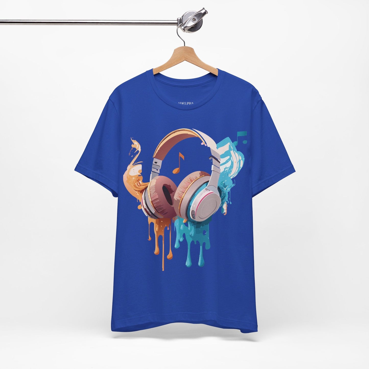Adelpha Music T Shirt Unisex Graphic Tee Vintage Inspired Artwork Short Sleeve Premium