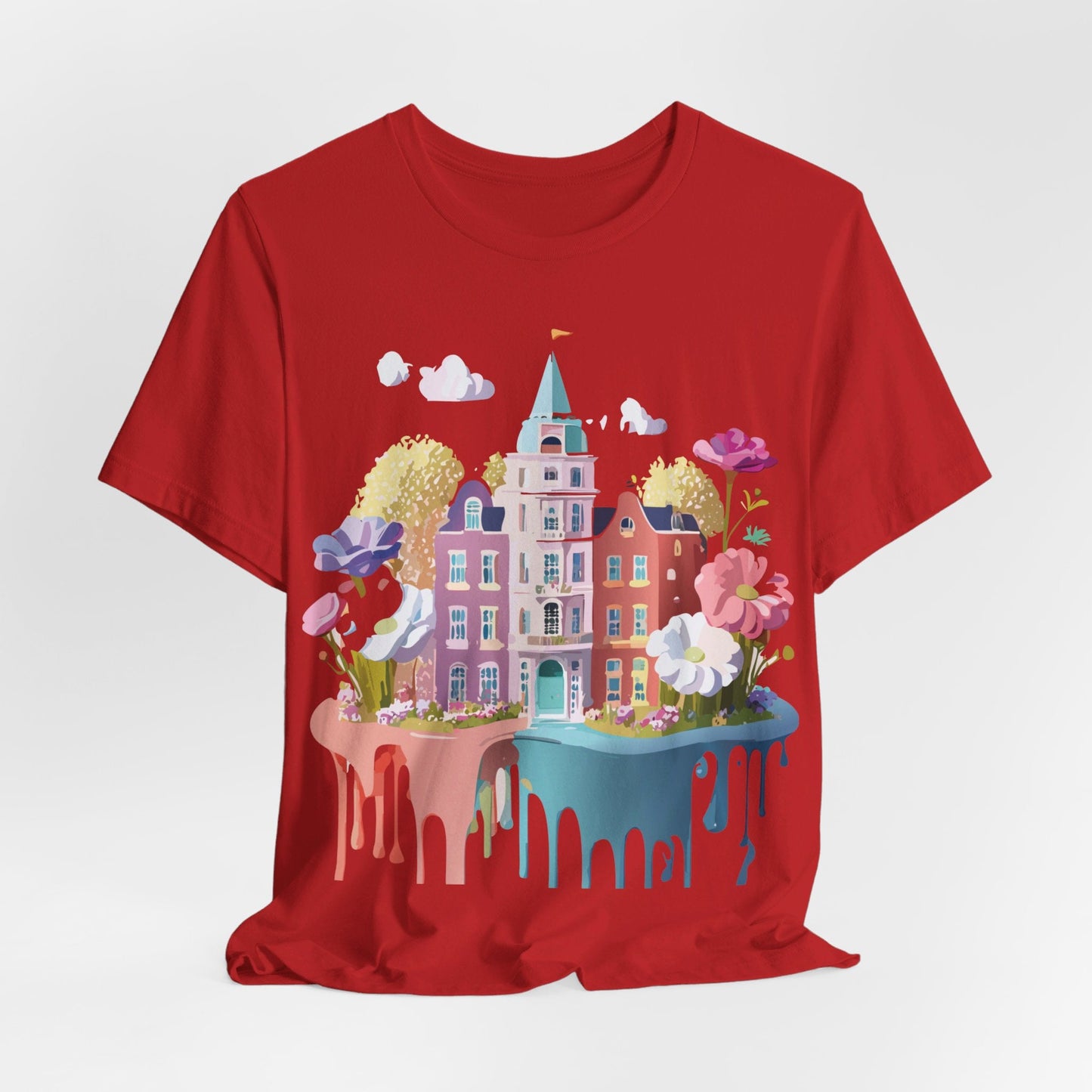 Amsterdam Tourist Shirt Unisex Graphic Tee Vintage Inspired Artwork Art Design By Adelpha