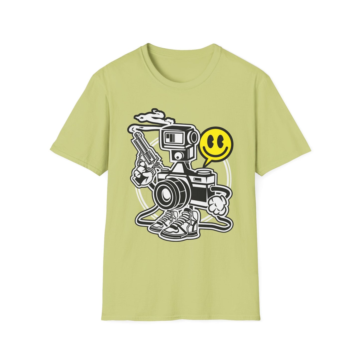 Cartoon T Shirt Animation Graphic Tee Unisex Funny Tee Shirt Gildan Softstyle 64000