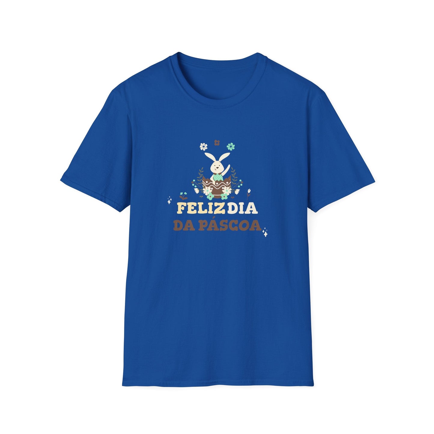 Easter Day T Shirt Unisex Softstyle Tee With Easter Design Print Gildan 64000 Comfort Fit