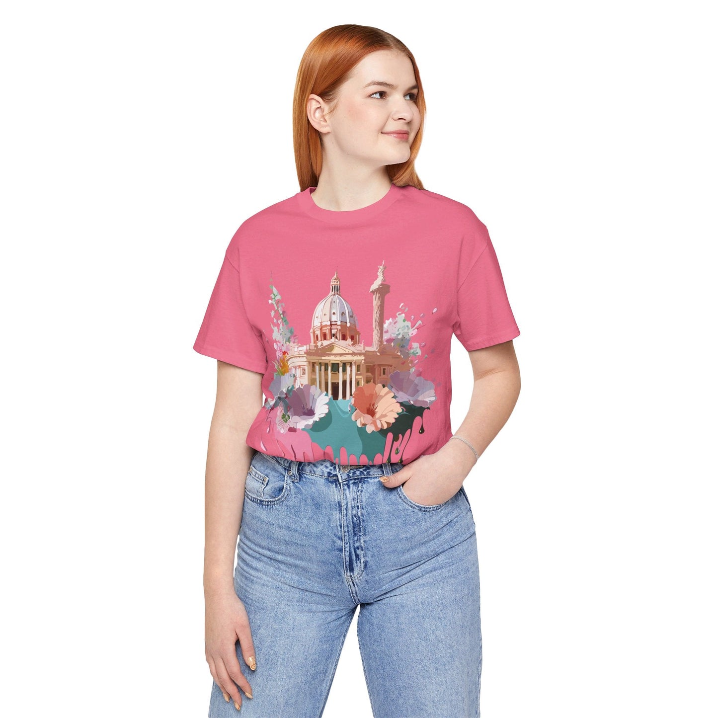 Unisex Rome Graphic Tee Tourist Shirt Adelpha Vintage Artwork Premium Comfort Everyday Wear
