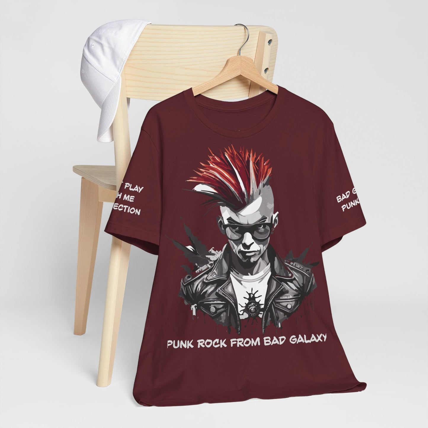 Punk Rock Tee Shirt Made To Order In USA With 100 Percent Cotton And Eco Friendly Inks